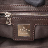 Fendi Classic Leather Baguette Shoulder Bag