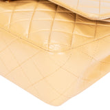 Chanel Quilted Lambskin 24K Gold Medium Double Flap Bag