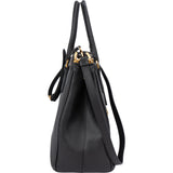 Prada Black Saffiano Leather Galleria Handbag