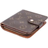 Louis Vuitton Canvas Monogram Zip Around Wallet