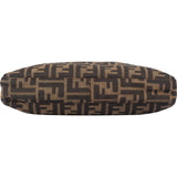 Fendi FF Monogram Baguette Buckle Shoulder Bag