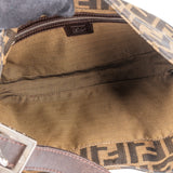 Fendi FF Monogram Baguette Buckle Shoulder Bag