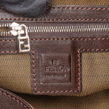 Fendi FF Monogram Baguette Buckle Shoulder Bag