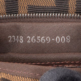 Fendi FF Monogram Baguette Buckle Shoulder Bag