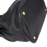 Prada Black Leather Vitello Handbag