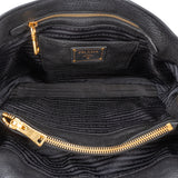 Prada Black Leather Vitello Handbag