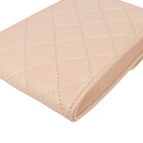 Chanel Quilted Lambskin On Chain Single Flap Crossbody Bag