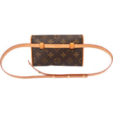 Louis Vuitton Canvas Monogram Pochette Florentine Crossbody Bag