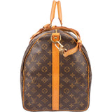 Louis Vuitton Canvas Monogram Keepall 55 Bandouliere