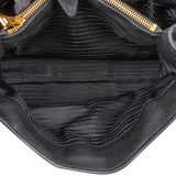 Prada Black Leather Vitello Handbag