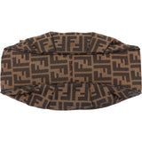 Fendi FF Monogram Big Baguette Buckle Shoulder Bag