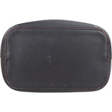 Louis Vuitton Black Leather Lockme Bucket Shoulder Bag