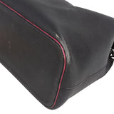 Louis Vuitton Black Leather Lockme Bucket Shoulder Bag