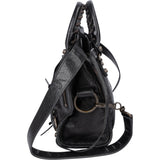 Balenciaga Black Leather City Handbag