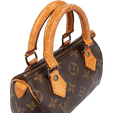 Louis Vuitton Canvas Monogram Mini Speedy Handbag