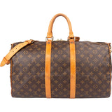 Louis Vuitton Canvas Monogram Keepall 45 Bandouliere