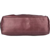 Gucci Leather GG Soho Metallic Purple Crossbody Bag