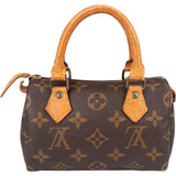 Louis Vuitton Canvas Monogram Mini Speedy Handbag