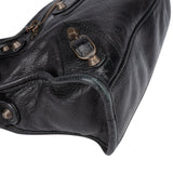 Balenciaga Black Leather City Handbag