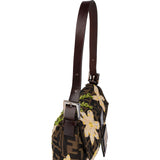 Fendi Limited FF Flower Monogram Baguette Handbag