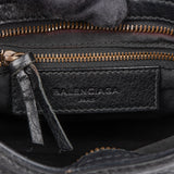 Balenciaga Black Leather City Handbag