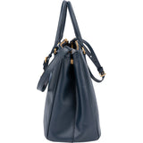 Prada Bicolor Saffiano Leather Galleria Handbag