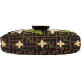 Fendi Limited FF Flower Monogram Baguette Handbag