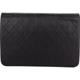 Chanel Quilted Lambskin 24K Gold Single Flap Crossbody Bag