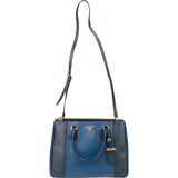 Prada Bicolor Saffiano Leather Galleria Handbag