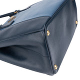 Prada Bicolor Saffiano Leather Galleria Handbag