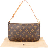 Louis Vuitton Canvas Monogram Pochette Accessoire Handbag
