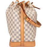 Louis Vuitton Damier Azur Monogram Sac Noe Grande Shoulder Bag