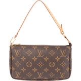 Louis Vuitton Canvas Monogram Pochette Accessoire Handbag