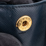 Prada Bicolor Saffiano Leather Galleria Handbag