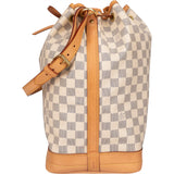 Louis Vuitton Damier Azur Monogram Sac Noe Grande Shoulder Bag