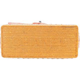 Chanel Quited Tweed Palladium Espadrilles Single Flap Crossbody Bag