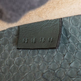 Chloé Blue Leather Hudson Python Crossbody Bag