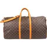 Louis Vuitton Canvas Monogram Keepall 60 Bandouliere