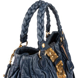 Miu Miu Quilted Leather City Handbag