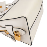 Prada White Saffiano Leather City Handbag