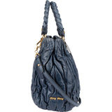 Miu Miu Quilted Leather City Handbag