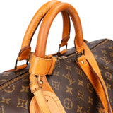 Louis Vuitton Canvas Monogram Keepall 55 Bandouliere