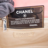 Chanel Quited Tweed Palladium Espadrilles Single Flap Crossbody Bag