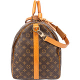 Louis Vuitton Canvas Monogram Keepall 55 Bandouliere