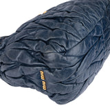 Miu Miu Quilted Leather City Handbag