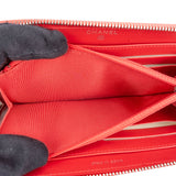 Chanel Quilted Patent Leather CC Wallet