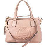 Gucci Pink Leather Soho Handbag