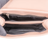 Saint Laurent Rose Leather Lou Lou Crossbody Bag