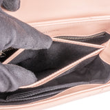 Saint Laurent Rose Leather Lou Lou Crossbody Bag