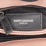 Saint Laurent Rose Leather Lou Lou Crossbody Bag